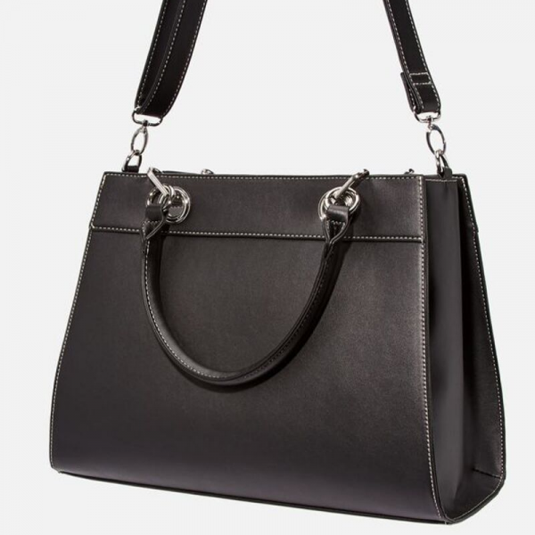 Matte Women Black Shoulder Bag