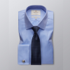 Hawes and Curtis Men's Blue Luxury Shirt