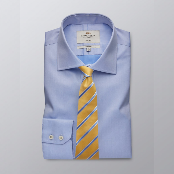 H & C Men Blue Twill