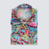 Hawes and Curtis Women Blue Tulip Satin Blouse