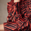 Hawes and Curtis Women Paprika Satin Blouse