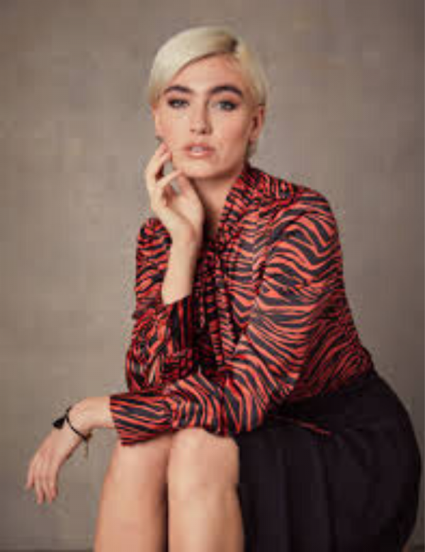 Hawes and Curtis Women Paprika Satin Blouse