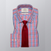 Hawes and Curtis Men's Red & Blue Multi-Colour
