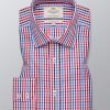 Hawes and Curtis Men's Red & Blue Multi-Colour