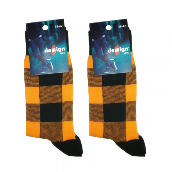 Dark orange socks