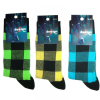 Mens Premium Cotton Contrast Socks