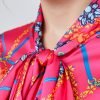 Hawes and Curtis Women Fuchsia Flora Satin Blouse