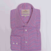 Hawes and Curtis Men Purple Matte Shirt