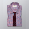 Hawes and Curtis Men's Red & Blue Check Shirt