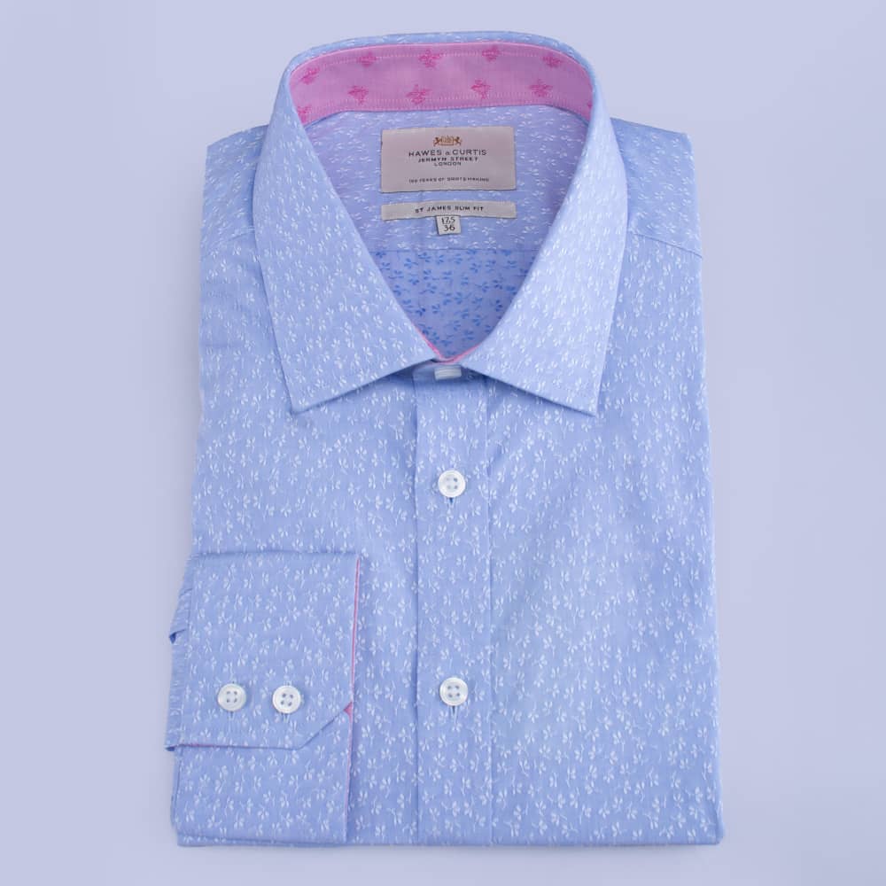 H & C Men Cornflower Shirt - FODs Online Store