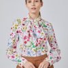 H & C Women Pink & Red Botanics