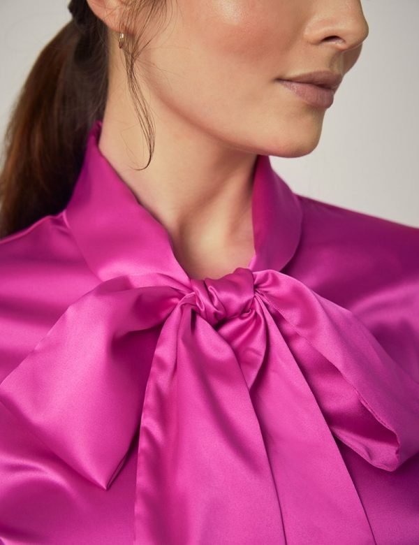 H & C Women Hot Pink Plain