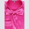 H & C Women Hot Pink Plain