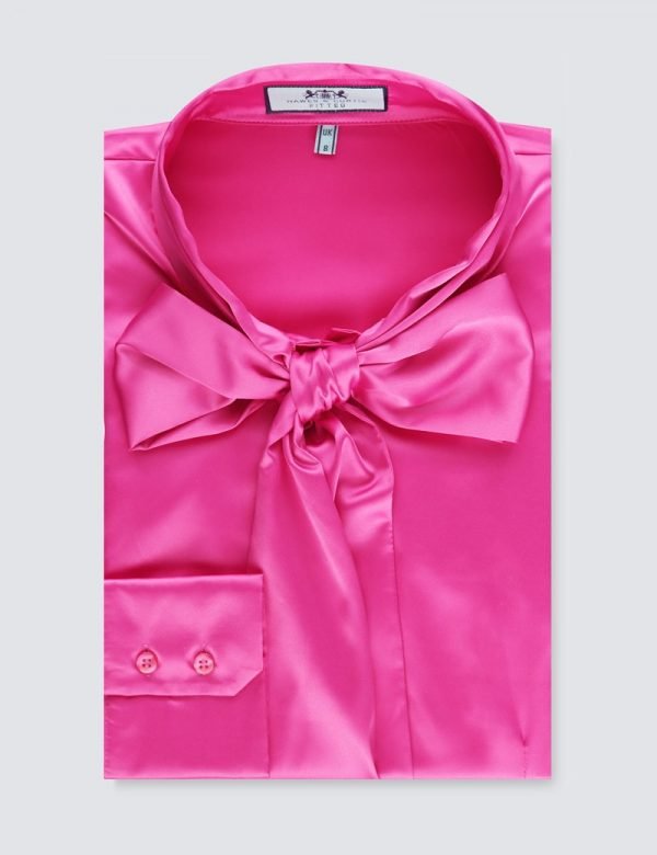 H & C Women Hot Pink Plain