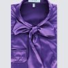 H & C Women Purple Plain