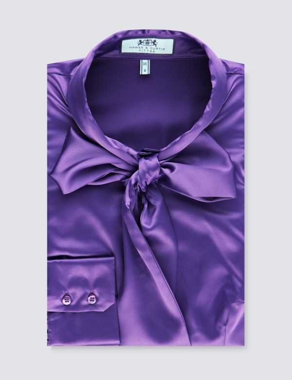 H & C Women Purple Plain