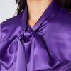 H & C Women Purple Plain