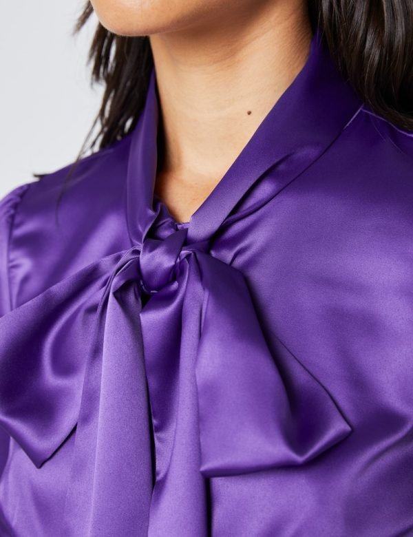 H & C Women Purple Plain