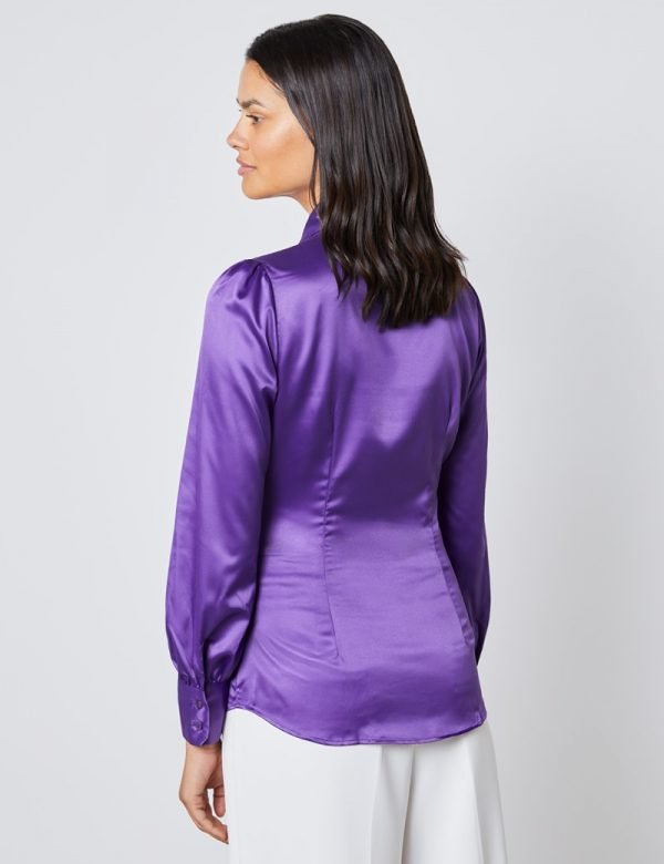 H & C Women Purple Plain