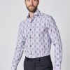 H & C Men Blue & Red Checks