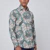 H & C Men White & Turq Vintage