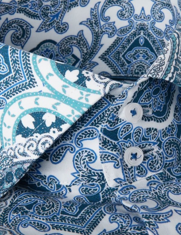 H & C Men Kensington Paisely Shirt