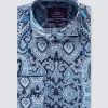 H & C Men Navy & Blue Paisley