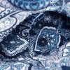H & C Men Navy & Blue Paisley