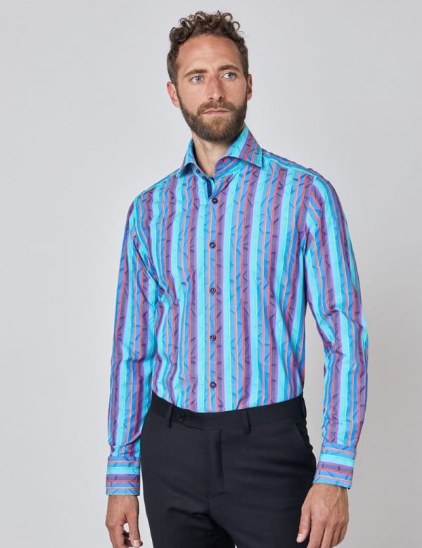H & C Men York Multi Stripes