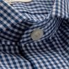 H & C Men Navy and White Check Shirt