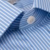 H & C Men Blue White Stripe Shirt