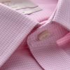 H & C Men Pink Dogstooth Shirt