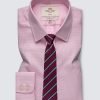 H & C Men Pink Dogstooth Shirt