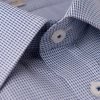 H & C Men Blue & White Dobby Shirt