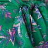 H & C Women Fine Flowers Satin Blouse