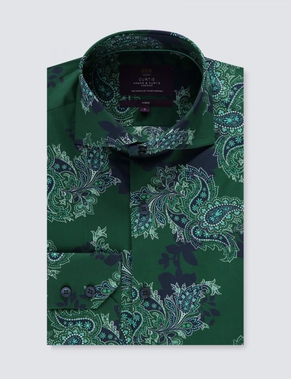 H and C Men Paisleys Shirts