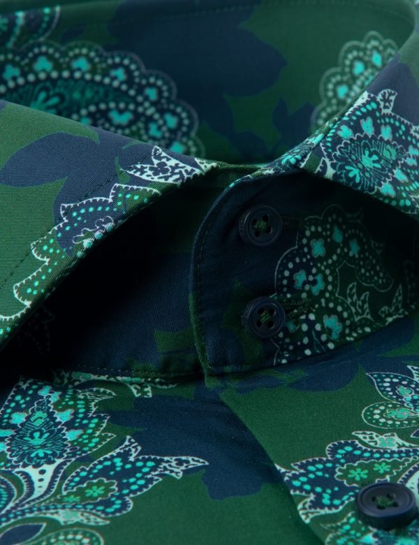 H and C Men Paisleys Shirts