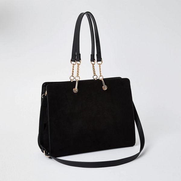 River Island black Tote Bag