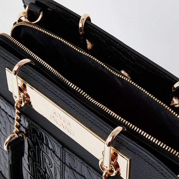 River Island black Tote Bag
