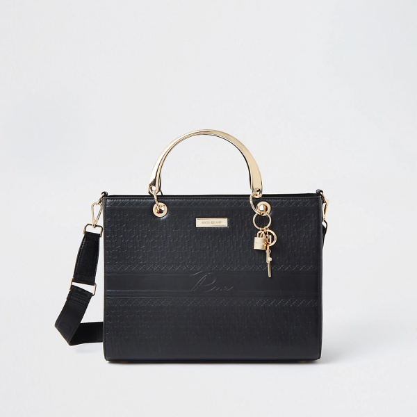 River Island Embossed Large Tote Bag