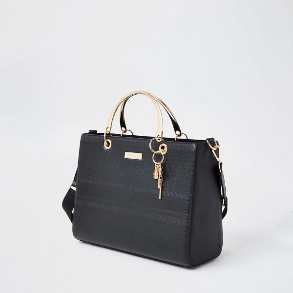 River Island Embossed Large Tote Bag