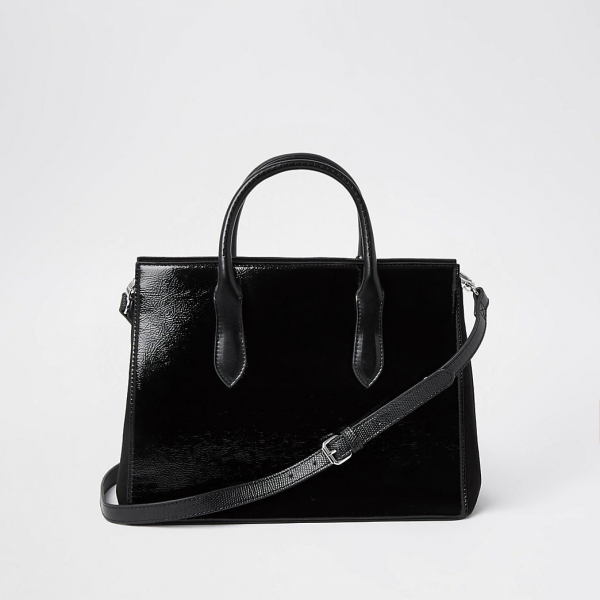 River Island Tote Chic Bag - Black