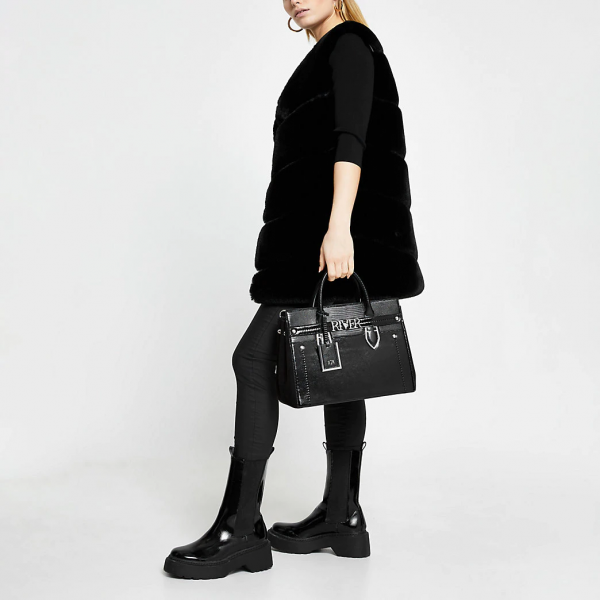 River Island Tote Chic Bag - Black