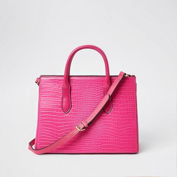 River Island Tote Chic Bag - Pink