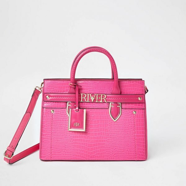 River Island Tote Chic Bag - Pink