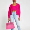 River Island Tote Chic Bag - Pink