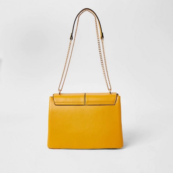 River Island Yellow Tote Bag