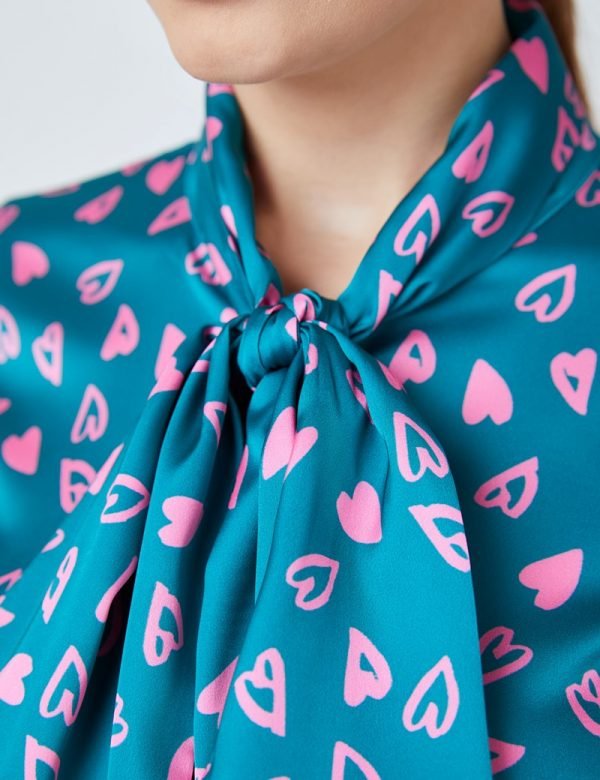 H & C Women Green & Pink Blouse