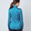 H & C Women Green & Pink Blouse