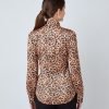 H & C Women Leopard Brown & Black